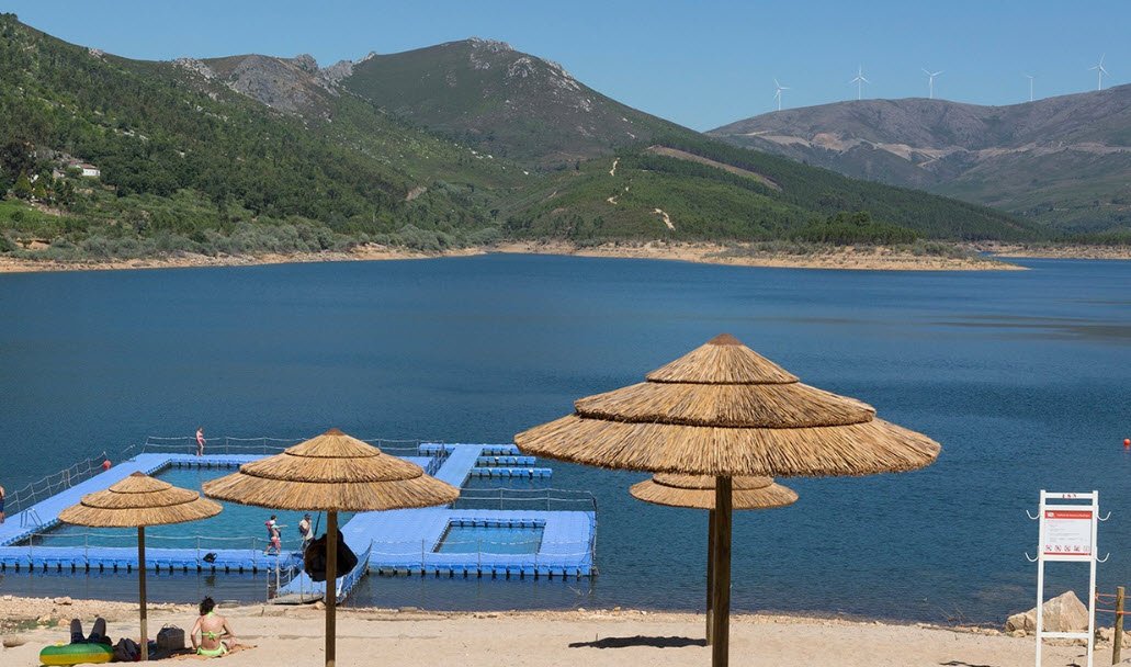Praia Fluvial de Santa Luzia, Portugal